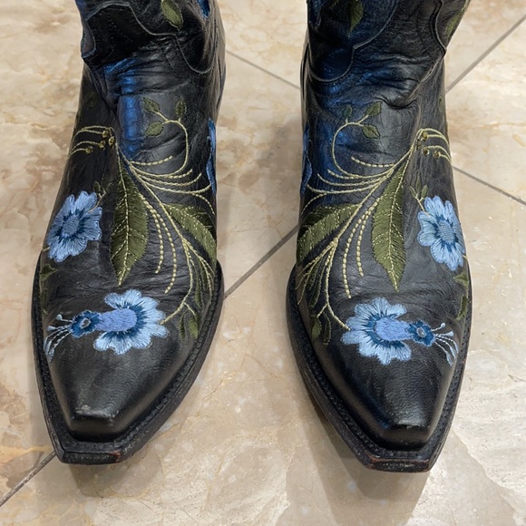 Old Gringo Embroidered Crystal Sora Size 6.5B Western Cowboy Cowgirl Boots Blue - Picture 11 of 13